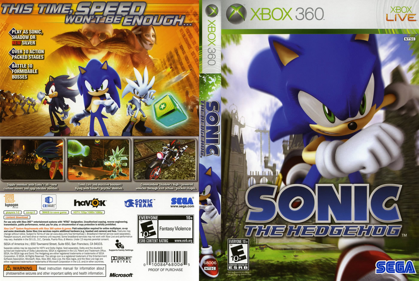 Sonic The Hedgehog 06 Xbox 360 Iso